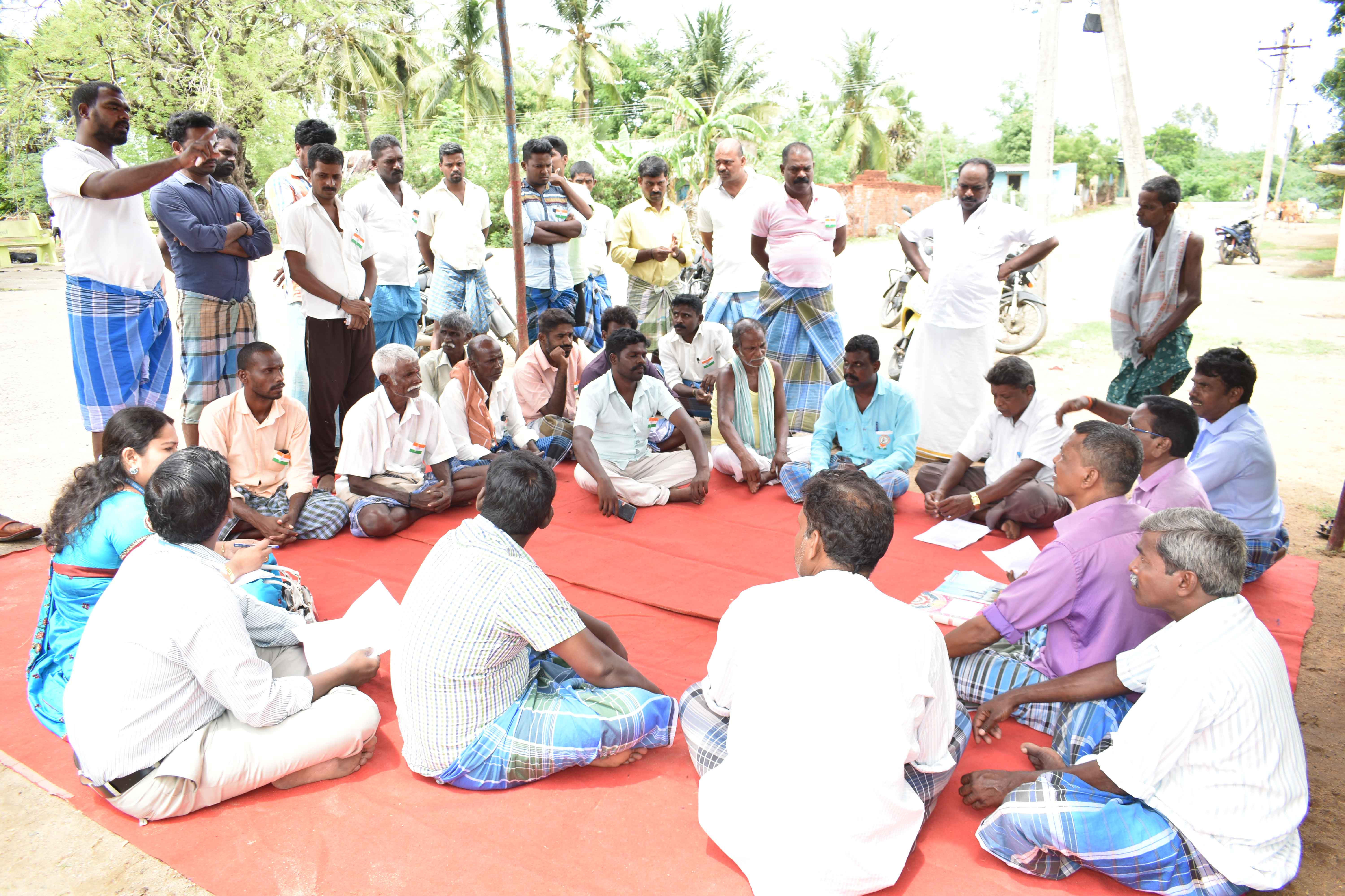 Unnat Bharat Abhiyan(UBA) Gram Sabha Meeting at Siruthavur Village by AVIT
